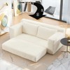 APRILSOUL72.05"Loveseat Sofa with Memory Foam & Steel Frame - No Assembly, Convertible 2-in-1 Design - 3 of 4