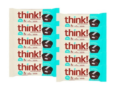 Think! Chocolate & Creme Cupcake High Protein Bar - 10 bars, 2.29 oz