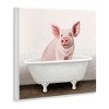 Stupell Industries Pink Farm Pig in Country Bath Tub, 12" x 12" - 3 of 4