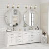 Apmir  Round High Quality Aluminum Alloy Framed French Cleat Mounted Wall Decor Bathroom Vanity Mirror - 4 of 4