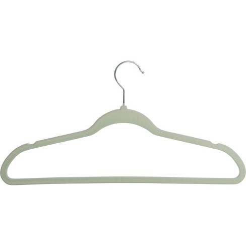 Honey-Can-Do 50-Pack Plastic Non-slip Grip Clothing Hanger (Grey) in the  Hangers department at
