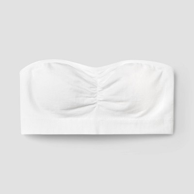 Girls' Strapless Bandeau Bra - Cat & Jack™ White S