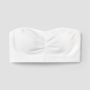 Girls' Strapless Bandeau Bra - Cat & Jack™ White - 1 of 3