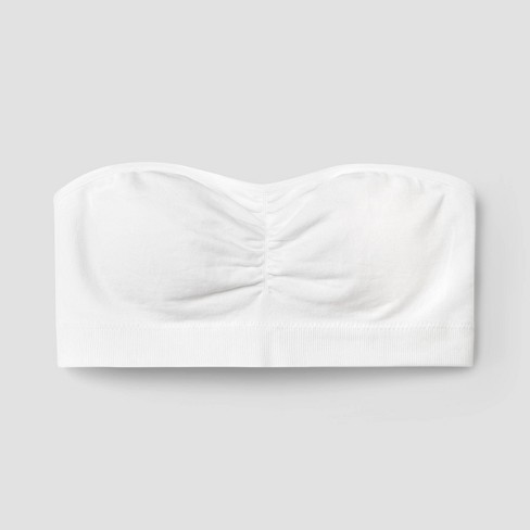 Girls' Strapless Bandeau Bra - Cat & Jack™ White S : Target