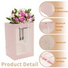 Unique Bargains Florist Bouquet Bag with Transparent Window for Christmas Mother's Day Wedding 10 Pcs - 3 of 4