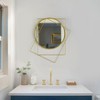 Uniquewise Decorative Shaped Metal Frame Wall Mounted Modern Mirrors For Home Office And For Any Wall for Your Living Room, Bedroom, Vanity, Entryway - 3 of 4