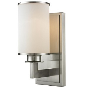 Z-Lite Savannah 1 - Light Wall Light in  Brushed Nickel - 1 of 1