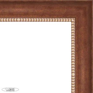 PosterPalooza | Photo Size Traditional Brown Picture Frame - UV Acrylic, Foam Board Backing, Hanging Hardware - 1 of 4