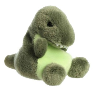 Aurora Mini Tyranno Rex Palm Pals Adorable Stuffed Animal Green 5" - 1 of 4