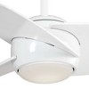 36" Minka Aire Modern Indoor Ceiling Fan with LED Light Remote Control White Glass Shade for Living Room Kitchen Bedroom Family - 3 of 4