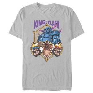 Mens Clash Royale Red and Blue Kings T Shirt - 1 of 4