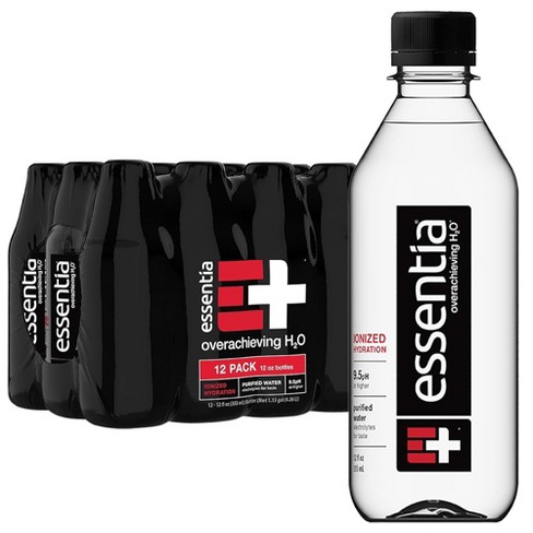 Essentia Water, Ionized Alkaline Bottled Water - 12 Fl Oz Bottle (Pack of 12) - image 1 of 3