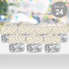 Big Dot of Happiness Tan Checkered Party - DIY Clear Goodie Favor Bag Labels - Candy Bags with Toppers - Set of 24 - 2 of 4