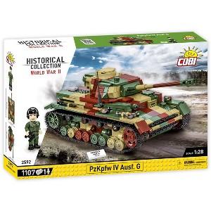 COBI Historical Collection WWII PzKpfw IV Ausf. G Tank - 1 of 4