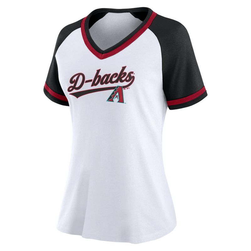 MLB Arizona Diamondbacks Women&#39;s Jersey T-Shirt, 2 of 4