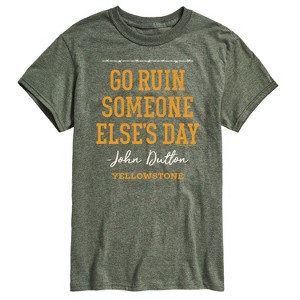 Men's - Yellowstone - Go Ruin Someone Elses Day Short Sleeve Graphic T-Shirt - 1 of 4