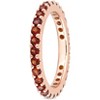 EVERLY JEWELRY | 10k Gold Gemstone Eternity Ring- Multiple Gemstone and Metal Color Options - 2 of 4