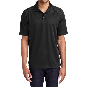 Mafoose Men's Ultra-Dry Stretchable Moisture-Wicking Dri-Mesh Pro Short Sleeve Polo Shirt - 1 of 4
