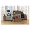 Alera Alera Valencia Series Mobile Pedestal, Left/Right, 2-Drawers: Box/File, Legal/Letter, Modern Walnut, 15.88" x 19.13" x 22.88" - 4 of 4