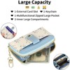 Clotth Womens Wallet - Vegan Leather Coin Purse for Wallet,Lightweight & Easy to Use Zipper Wallet with Keyring for Daily Outings - 4 of 4
