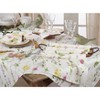 Saro Lifestyle Watercolor Floral Design Table Runner - image 4 of 4