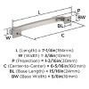 Amerock Incisive 6-5/16 Inch (160mm) Cabinet or Furniture Pull - 4 of 4