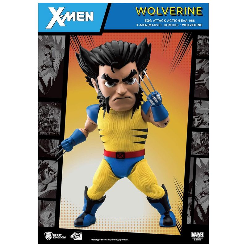 Beast Kingdom Co. Marvel Egg Attack Action Figure | Special Edition Wolverine, 2 of 10