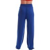 Just Love Womens Wide Leg Casual Comfy Flowy Loose Stretch - Palazzo Pajama Pants PJs - 3 of 3