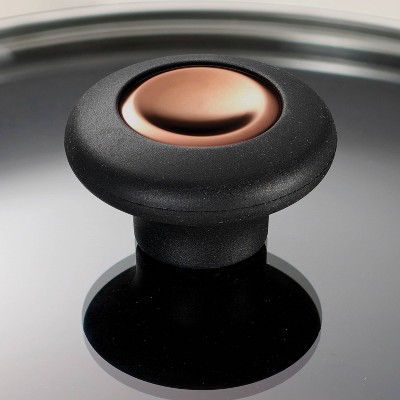 Tramontina 2-Quart Black Aluminum Nonstick Sauce Pan with Lid