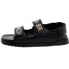 bebe Women's Adjustable Velcro Straps Sport Sandals with Rhinestone Trim and Logo Rivet - 3 of 4