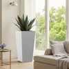 Wooakway Outdoor/Indoor/Decor/Garden Large Tall Metal Planter Pots Planter Boxes Cachepots Nursery Pots - 3 of 4