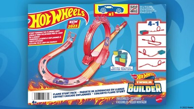 Hot Wheels Track Builder Flame Stunt Pack