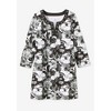 Woman Within 7-Day Three-Quarter Sleeve Grommet Notch Tunic - 4 of 4