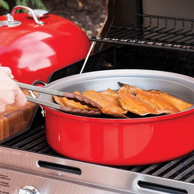 365 All-American Indoor/Outdoor Kettle Smoker in Red