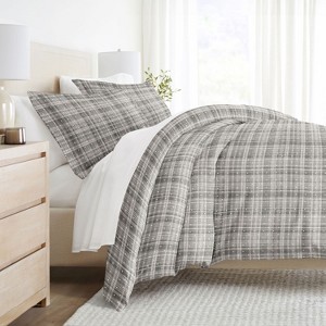 Chevron & Polka Dots Pattern Premium  3PC Duvet Cover & Shams Set, Ultra Soft, Easy Care - Becky Cameron - 1 of 4