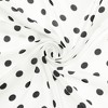 Elerevyo Women's Satin Polka Dots Square Contrast Color Silky Neck Scarves 27.6" 1 Pc - 4 of 4