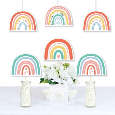 Big Dot Of Happiness Hello Rainbow - Boho Baby Shower And Birthday Party  Favor Sticker Set - 12 Sheets - 120 Stickers : Target