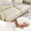 CAVINAS Mid Century Modern Loveseat Sofa, 2 Seater Sofa Couches for Living Room, Comfy Couch with USB & Removable Pillow Cover - 2 of 4
