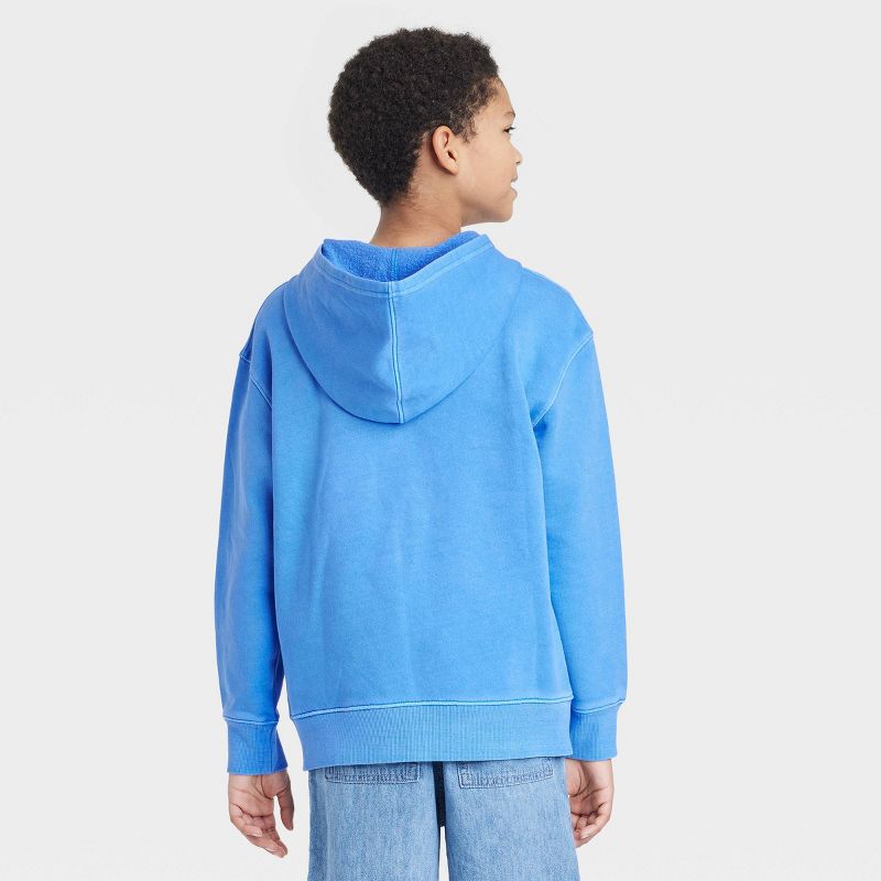 Boys' Zip-Up Hooded Sweatshirt - art class™, 3 of 5