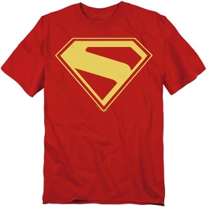 Men's Superman 2025 Gold Shield T Shirt - 1 of 4