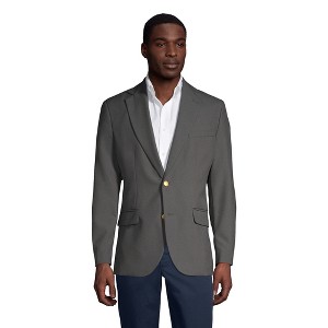 Lands' End School Uniform Men's Hopsack Blazer - 1 of 4