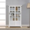Ameriwood Home Aaron Lane Bookcase with Sliding Glass Doors - 2 of 4