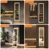 Sapphtopaz Full Length Mirror with LED, Arched Mirror Full Length with Stand, Full Body Mirror Wall Mounted Hanging for Living Room - 4 of 4