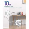 Itopfox Surge Protector Power Strip with 12 AC Outlets & 3 USB Ports, 10ft Extension Cord, Wall Mountable, Overload Protection, ETL Listed for Home - 3 of 4