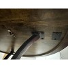 47'' Round Dining Table for 4, Farmhouse Dining Room Table, Round Dinner Table with Storage Shelf for Dining Room, Kitchen, Living Room - 3 of 4