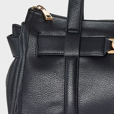 A New Day Slouchy Satchel Handbag - A New Day™ Black — фото 4