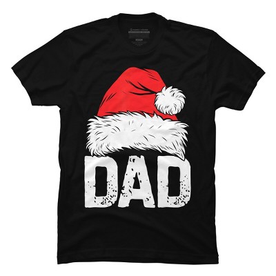 Men's Design By Humans Dad Santa Christmas By NekoShop T-Shirt