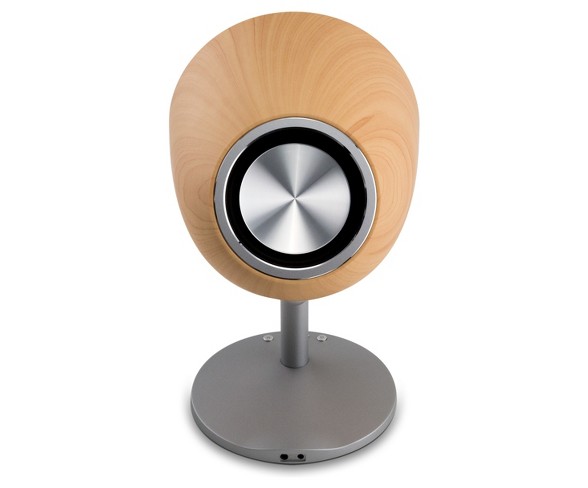 TIC Parasol Indoor Bluetooth Stereo Speaker - Wood Grain and Aluminum (BA1)