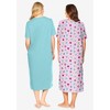 Dreams & Co. 2-Pack Long Sleepshirts - 3 of 4