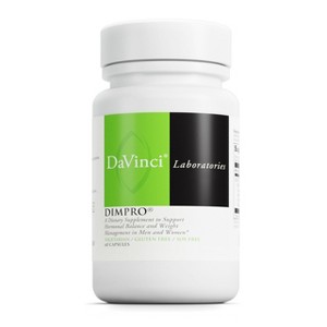 DaVinci Labs DimPro - Dietary Supplement to Support Hormonal Balance in Men & Women and More* - Vegetarian - Soy Free - Gluten-Free - 60 Capsules - 1 of 4